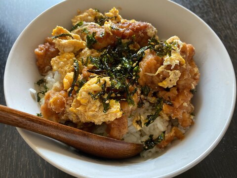 唐揚げアレンジ丼⭐️〜親子丼風〜